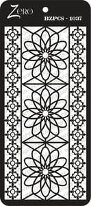 Brand Zero Pratibimb Craft Stencil - Select Your Preferred Size - Code: BZPCS-1037