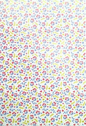 A4 Pattern Paper For Paper Crafts - Floral , Pack of 10