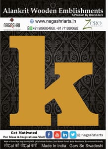 Brand Zero Alphabets, Numbers, Monograms - Lower Case K - CLBBT Font - Select Your Preference