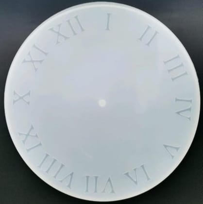Brand Zero Silicon Mould -  Roman Dial Clock 10"