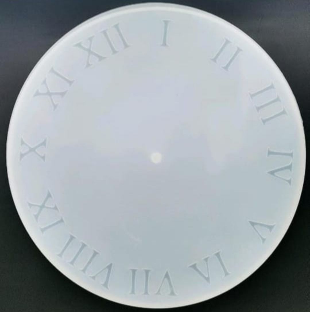 Brand Zero Silicon Mould -  Roman Dial Clock 10"