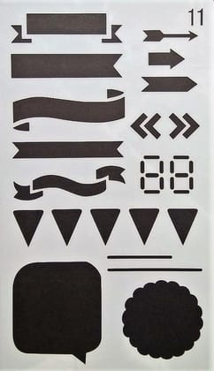 Stencil - 4"*7" Design 11