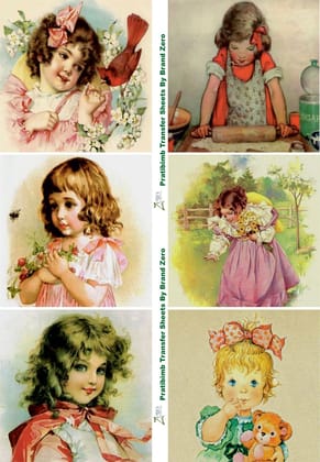 Brand Zero Pratibimb Transfer Sheets - Cuties