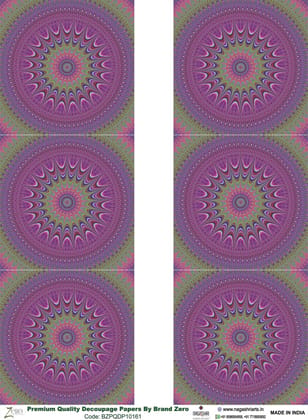 Brand Zero Premium Quality Decoupage Paper Pack of Two - Design Code: BZPQDP10161