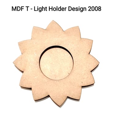 Brand Zero MDF Tea Light Holder Double Layer - Design BZMDFTEALHDDL2008 Brand Zero MDF Tea Light Holder Double Layer - Design BZMDFTEALHDDL2008