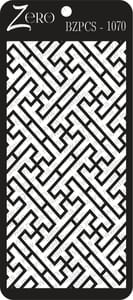 Brand Zero Pratibimb Craft Stencil - Code: BZPCS-1070 - Select Your Preferred Size