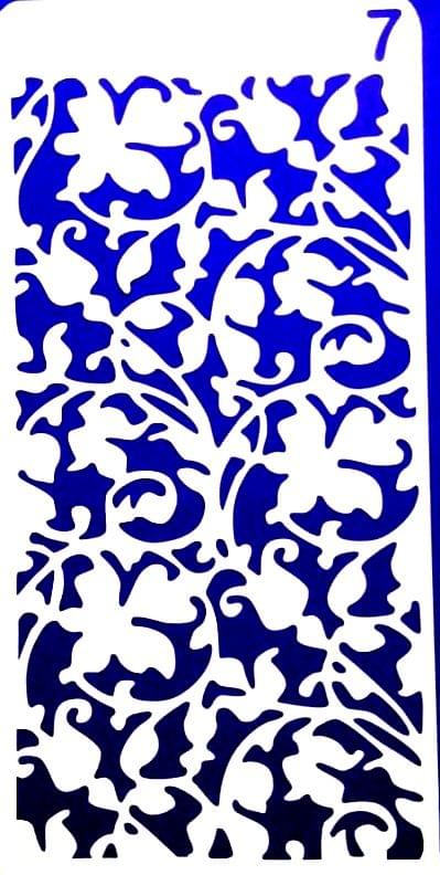 Imported Stencils- 4"*8"- Design 7