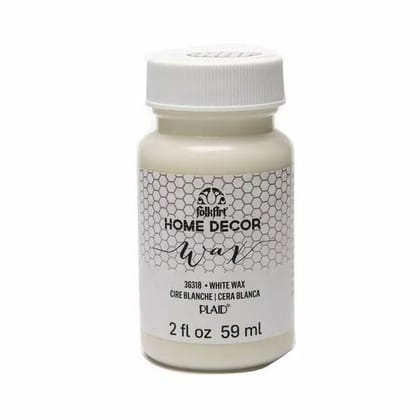 Folkart Home Decor Wax 2oz - White Wax