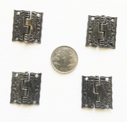 Brand Zero Antique Designer Small Size Hinges  - Pack of 4 pcs