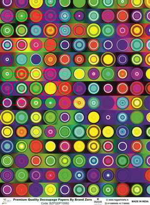 Brand Zero Premium Quality Decoupage Paper Pack of Two - Design Code: BZPQDP10060