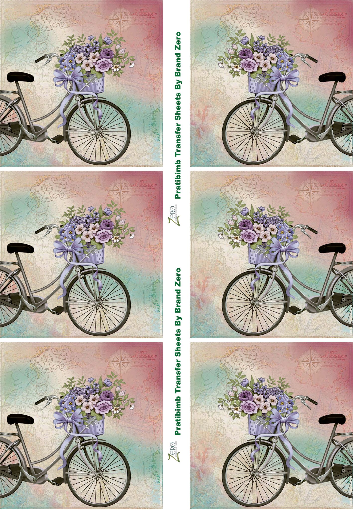 Brand Zero Pratibimb Transfer Sheets - Vintage Cycle