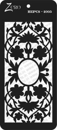 Brand Zero Pratibimb Craft Stencil - Code: BZPCS-1005