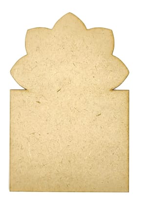Brand Zero Plain MDF Diy Jharokha Base - Single Base Layer - Design BZJSBL10009 - Select Your Preference Of Size & Thickness