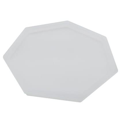 Brand Zero Resin Silicone Mould - 7 sided polygon coaster mould