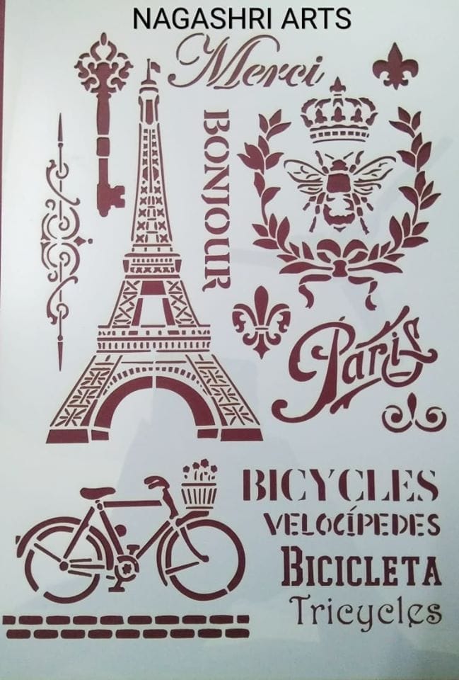 Imported A4 Size Stencils - 27