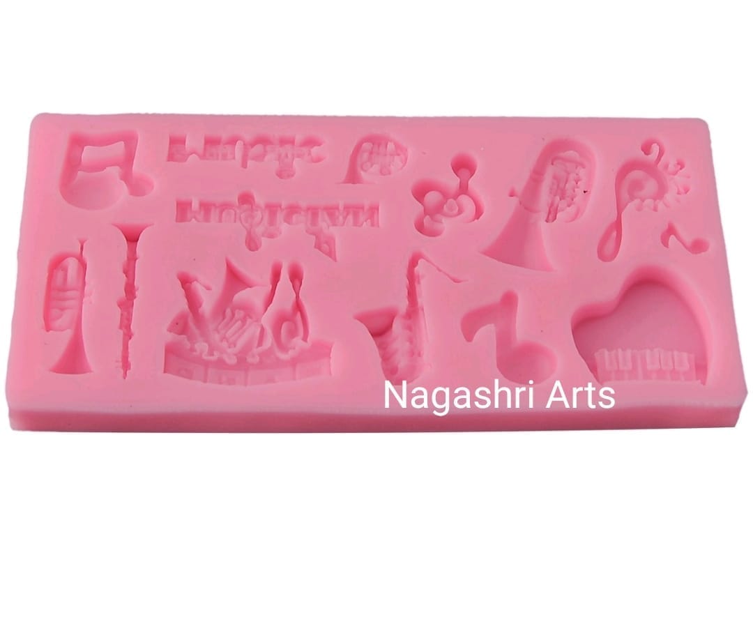 Silicon Mould -  Musical Instruments Design 10
