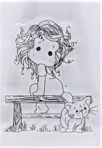 Clear Stamps Imported - Lovely Girls Design 21 - 9cm*6cm