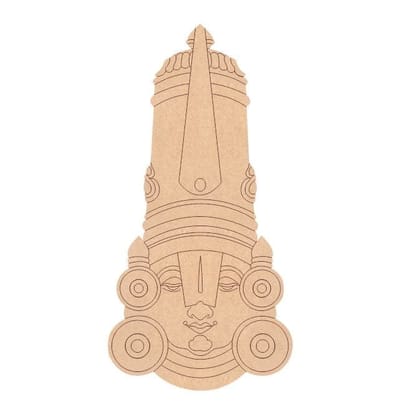 Brand Zero Pre Marked MDF Base - Tirupati Balaji Design 2 - Select Your Preference Of Size & Thickness