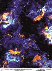 Brand Zero Premium Quality Decoupage Paper Pack of Two - Design Code: BZPQDP10017