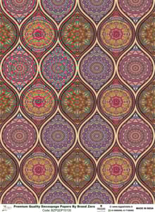 Brand Zero Premium Quality Decoupage Paper Pack of Two - Design Code: BZPQDP10130