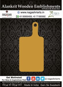 Brand Zero MDF Chopping Board Design 117 - Select Your Preference Of Size & Thickness