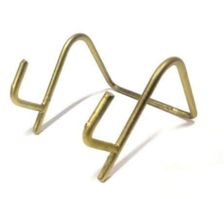 Metal Stand For Resin Projects - Light Gold  3"