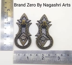 Brand Zero  Antique Gold Color Handle design - Pack of 2 pcs