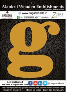 Brand Zero Alphabets, Numbers, Monograms - Lower Case G - CLBBT Font - Select Your Preference