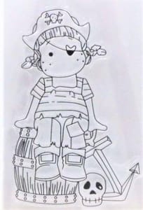 Clear Stamps Imported - Lovely Girls Design 13 - 9cm*6cm