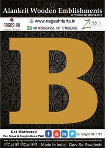 Brand Zero Alphabets, Numbers, Monograms - Upper Case B - CLBBT Font - Select Your Preference