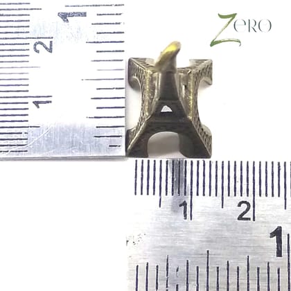 Brand Zero Vintage Metal Charms - 3D Eiffel - Pack of 5 Pcs - 40mm*18mm