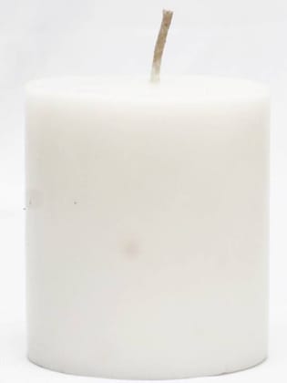 White Pillar Candles unscented 2 by 2 Inches