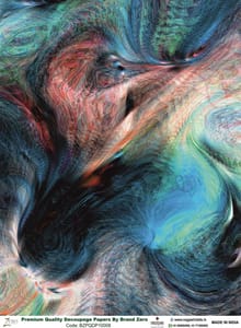 Brand Zero Premium Quality Decoupage Paper Pack of Two - Design Code: BZPQDP10008