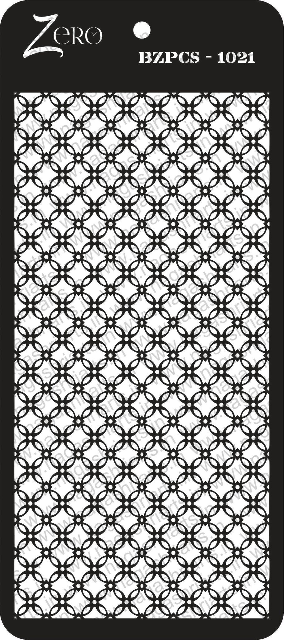 Brand Zero Pratibimb Craft Stencil - Select Your Preferred Size - Code: BZPCS-1021