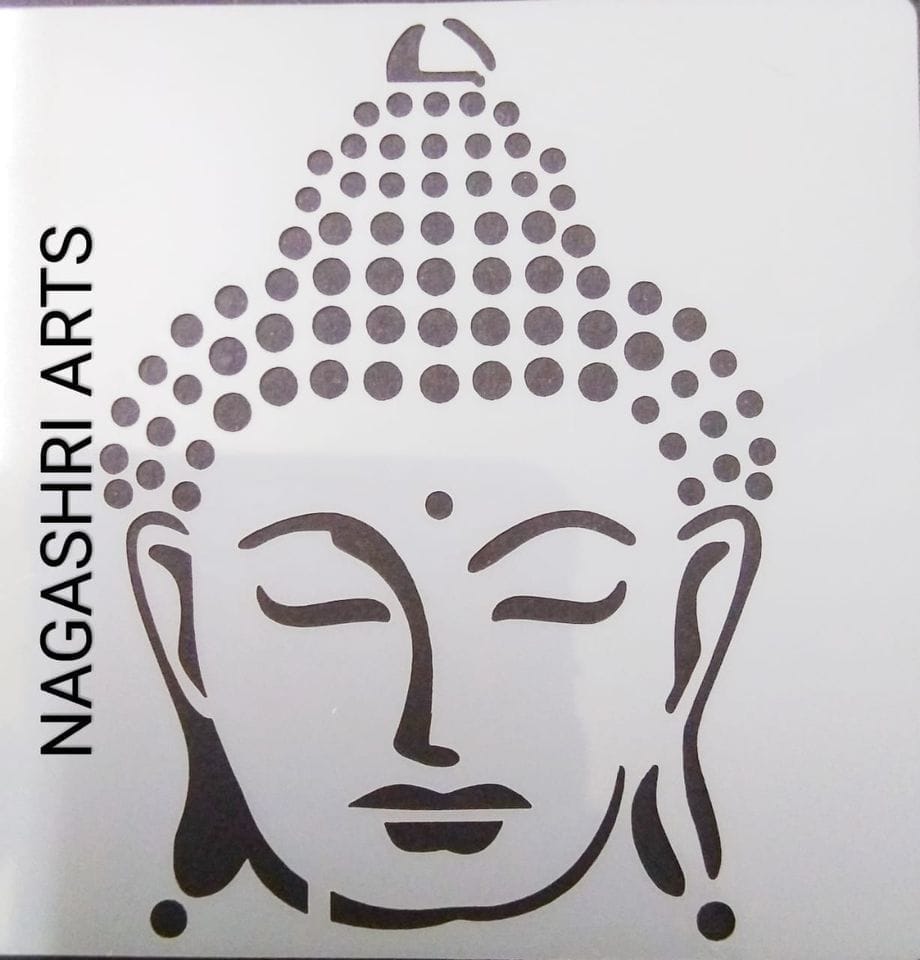 Imported Stencil Buddha - 3.2 * 3.2 Inches