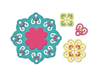 SPELLBINDERS SHAPEABILITIES RENAISSANCE HEARTS PENDANTS DIE