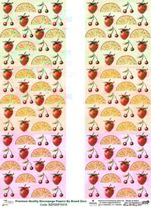 Brand Zero Premium Quality Decoupage Paper Pack of Two - Design Code: BZPQDP10315