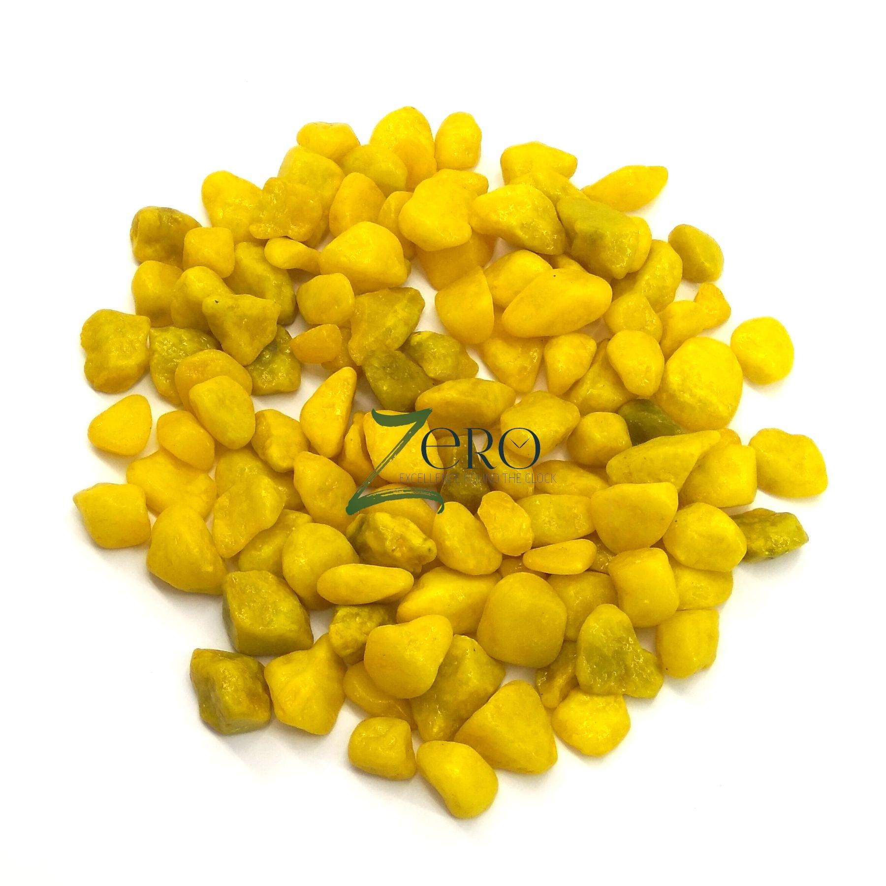 Brand Zero - Bumblebee Color Pebbles Glossy Stones - 200 Gms